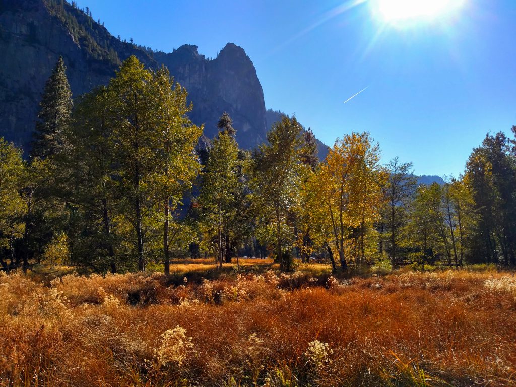 Yosemite Valley in fall